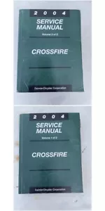 2004 Chrysler Crossfire Shop Service Repair Recall Manual Set LX LXi Limited - Picture 1 of 3