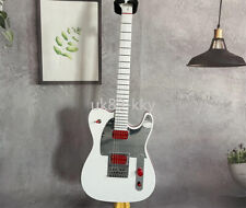 Guitarra Eléctrica White John 5 TL Ghost Interruptor de Muerte Mástil de Arce Traste Redondeado HH for sale