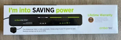 BRAND NEW EMBERTEC EMBERSTRIP 8 Outlet Plug Strip Power Saving Surge Protector - Image 1 of 4
