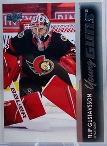 2021-22 Filip Gustavsson Young Guns Upper Deck Series 1 Rookie Card #225 - Bild 1 von 2