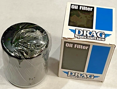 Filtro de aceite giratorio Drag Specialties (negro) 2005-1400 Harley-Davidson Foto 1 de 4
