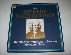 Bach LP Set, DIE NEUE BACH EDITION Weihnachts-Oratorium 4 Messen ... , 413 063 - Foto 1 di 14