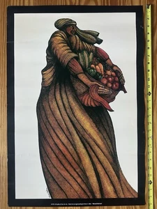 "Blessed Harvest" by Charles Bibbs Vintage 1998 Poster African American Art - Bild 1 von 9