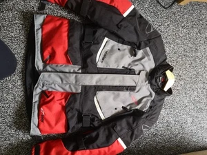 Alpinestars Andes v3 Drystar all weather waterproof Motorbike Jacket Red Xl - Picture 1 of 8