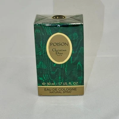 Poison de Christian Dior nueva caja sellada 1,75 FL OZ 50 ml spray natural sin usar Foto 1 de 4