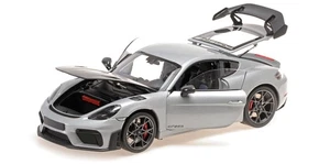 1:18 MINICHAMPS Porsche Cayman Gt4 Rs Silver Metallic 2024 110062122 - Foto 1 di 2