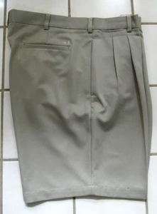Grand Slam Khaki Men's Shorts Pleated Front size 38 - Picture 1 of 9