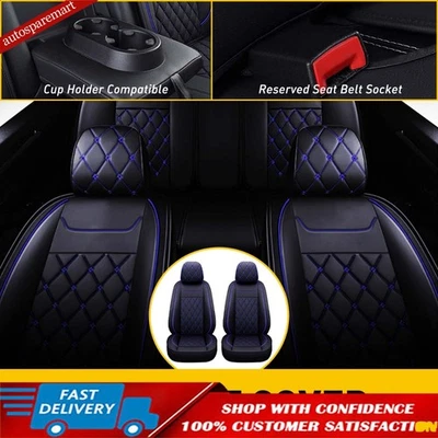 Juego completo de 5 fundas de cuero para auto Chevrolet Chevy Silverado 1500 GMC Sierra Foto 1 de 4