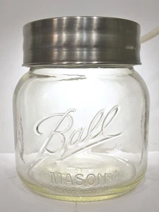 Ball Wide Mouth Clear 1/2 Gallone 64oz Mason Vorratsglas Ausstellungsstück - Bild 1 von 11