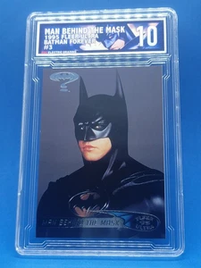 1995 Ultra Batman Forever #3 Man Behind the Mask Val Kilmer EGC 10 3~B - Picture 1 of 2