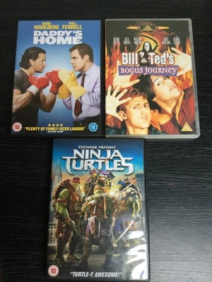 DVD Bundle, Daddy's Home, Ninja Turtles & Bill and Ted - Image 1 of 3