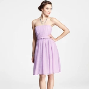 🆕Ann Taylor Silk Knot Georgette Bridesmaid Dress - Picture 1 of 9