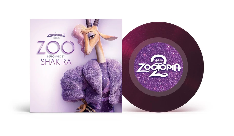 SHAKIRA (CVNL) (PURP) (GLT) ZOO (ОТ ZOOTOPIA 2) - O.S.T. (CVNL) (PURP) (7 НОВЫЙ - Изображение 1 из 1