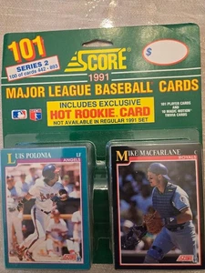 1991 SCORE SERIES 2 BLISTER PACKS 101  HOT ROOKIES #773 BO JACKSON #773 6 PACKS - Picture 1 of 1
