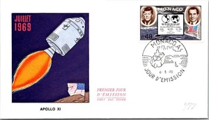 Monaco SC# 772 FDC 1970 Apollo XI July - A02729 - Picture 1 of 2