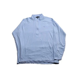 Travis Mathew vielseitiges Performance blaues 1/4-Reißverschluss Sweatshirt Herren Größe Large - Bild 1 von 8