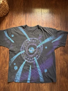 Harley Davidson de colección AOP Out Of This World XL 90s rara Thunder And Lightning - Imagen 1 de 4