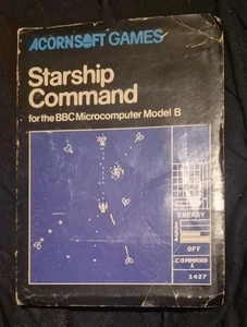 BOX ONLY - Starship Command game - Acornsoft - BBC Microcomputer Model B - 1983 - Photo 1/4