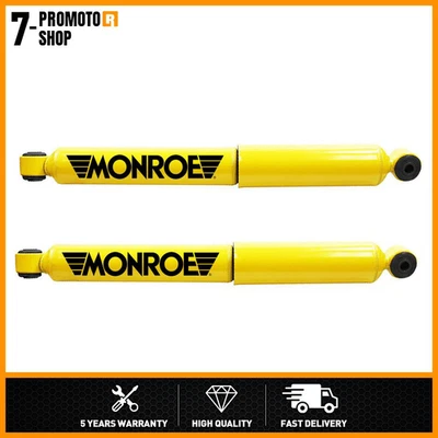 2 Monroe Shocks & Struts Rear Shock Absorber For 1978-1991 Chevrolet G30 - Image 1 of 2