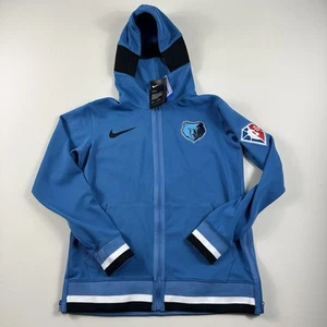 Nike Memphis Grizzlies NBA 75 Warmup Hoodie Jacket Mens Medium DA7935 Blue - Picture 1 of 11