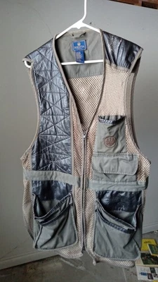 Chaleco de Tiro Beretta Malla XXL Cuero Genuino Borde Táctico/Arcilla/Trampa/Skeet Foto 1 de 4