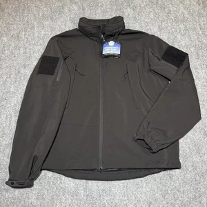 Chaqueta Rothco Special Ops Soft Shell Defensa del Clima Capucha Embalable Negra XL NUEVA CON ETIQUETAS - Imagen 1 de 19