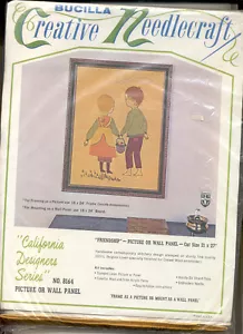 Bucilla Creative Needlecraft CA Designers Series 8164 Friendship Vtg 60's NEW - Picture 1 of 2