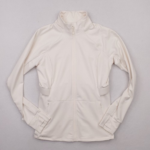 OFF WHITE Giacca Fabletics donna grande panna trinità freddo performance track coat