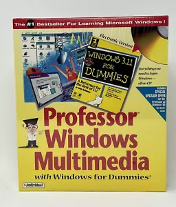 Professor Windows Multimedia for Dummies CD-ROM Individual Software New Sealed - Picture 1 of 9
