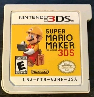 Super Mario Maker (3DS, 2016) Cartridge Only Tested And Working  - Image 1 of 3