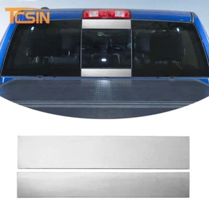 Tiras de moldura de ventana trasera cromadas calcomanía de cubierta para Dodge Ram 1500 2011+accesorios - Imagen 1 de 6