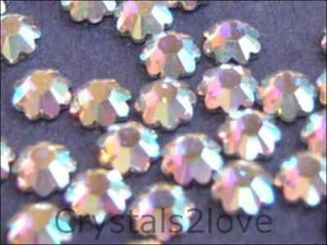SS16 CRYSTAL AB HOTFIX 2728 Swarovski European Rhinestones 144 Pcs - Afbeelding 1 van 1