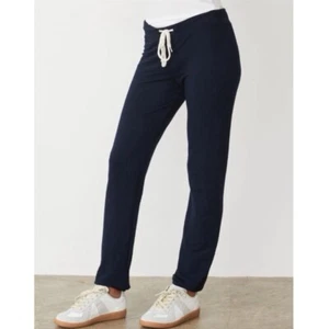 Revolve Monrow Navy Blue Jogger Pants with Drawstring Size Large $146 - Picture 1 of 2