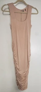 Womens, Marciano, Long Coctail Party Dress, Sleeveless, Beige, Size Small - Picture 1 of 5