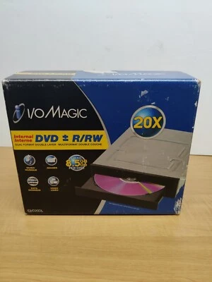 IDVD20DL I/O Magic Internal DVD+R/RW 20X DVD Grabadora de Disco Video Fotos Música Foto 1 de 4