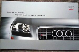 2006 - 2007 Audi Full Line Broszura sprzedaży - 07 TT Q7 S8 S6 RS 4 A8 A6
