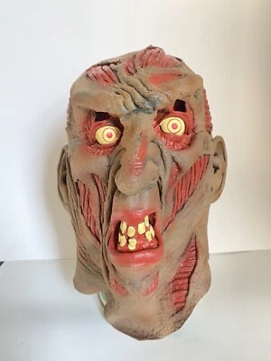 1995 raro original Freddy Krueger Nightmare on Elm Street máscara completa adulto - Imagem 1 de 4