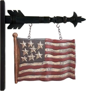 K&K Interiors B5751 geschnitzte Flagge Pfeil Ersatz, 10,00 x 12,50 x 2,00 - Bild 1 von 1