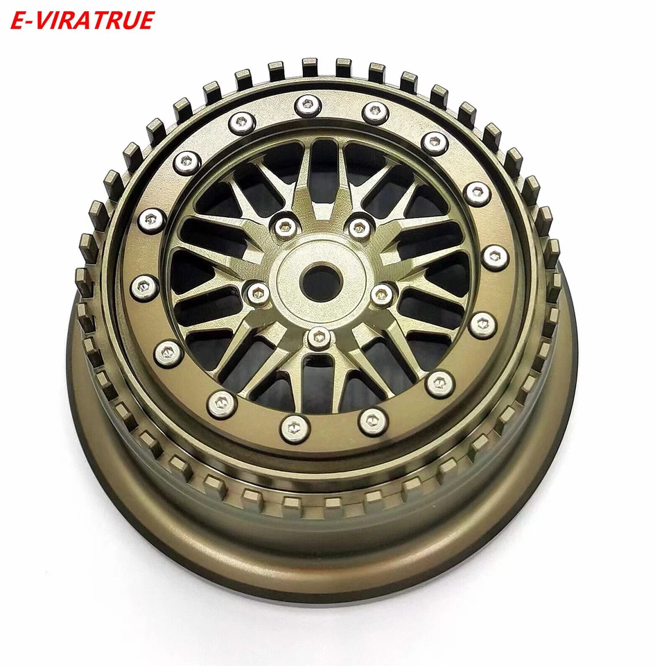 Rueda anodizada dura de aluminio E-VIRATRUE 2,2/3,0"" para barra de arrastre TRAXXAS 1/10 Foto 1 de 4