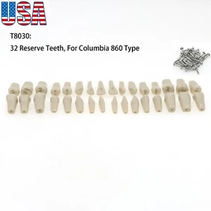 US Dental 32 Stück Ersatzzähne passend für Columbia Dentoform 860 Typ Zähne Modell - Bild 1 von 7