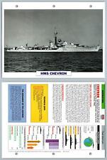 HMS Chevron - 1944 - Destroyers - Atlas Warships Maxi Card