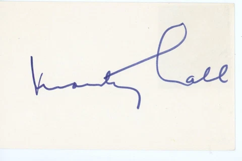 TV Game Show Host - "Lets Make a Deal! " - Monty Hall & his autograph Cover