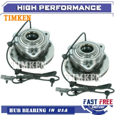 Cojinete de cubo de rueda delantera Timken 2 para Jeep Grand Cherokee Commander con ABS 4x4 2x2 Foto 1 de 4