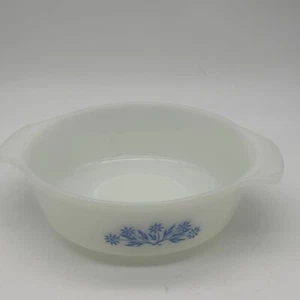 Cazuela Anchor Hocking azul aciano Fire King 1 cuarto 436 vintage  - Imagen 1 de 5
