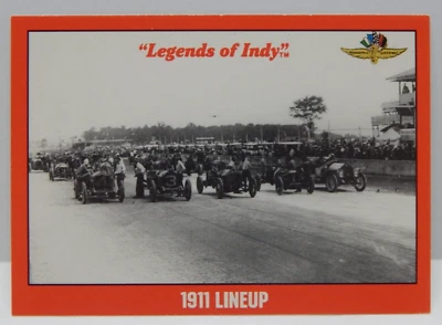 Indy 500 1911 Lineup Legends Of Indy Trading Card - Image 1 of 2