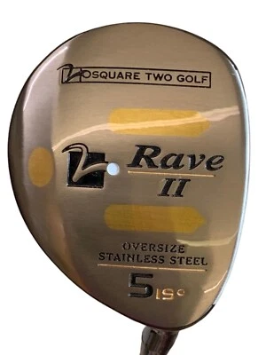 Square Two Rave Two 5 球道木质高尔夫球杆 19 度硬钢杆身右手杆 — 第 1/4 张图片