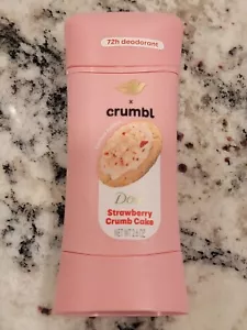 Dove Crumbl Deodorant Stick Crumbl Strawberry Crumb Cake 2.6 oz Factory Sealed - Picture 1 of 5