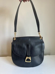 Dooney & Bourke Reese North South Black Black Leather Shoulder Bag Florentine - Picture 1 of 16