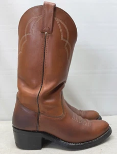 Western Work Boots Men's 8D SIERRA R708260 Oil & Chemical Resistant Leather USA - Picture 1 of 7