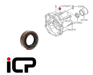 Gear Selector Shaft Oil Seal Fits: Subaru Impreza WRX STi 6 Speed Spec C RA - Picture 1 of 1